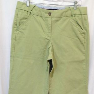 Lands' End Lime Wide Leg Pants